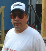 George (Roadie, Pictures & Good Friend) at the Riverhead Blues Festival