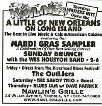 Nawlins' Grille Ad